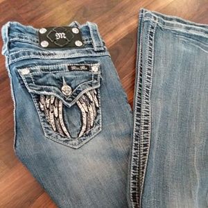 Miss Me Jeans size 25 - wings
